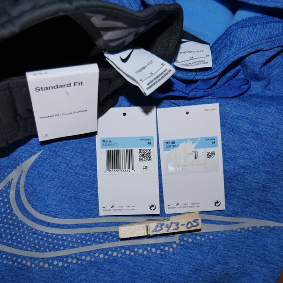 Nike Big Swoosh Men's 2 Piece Tracksuit Therma-Fit Sweatsuit Matching Size M NWT - Picture 7 of 7